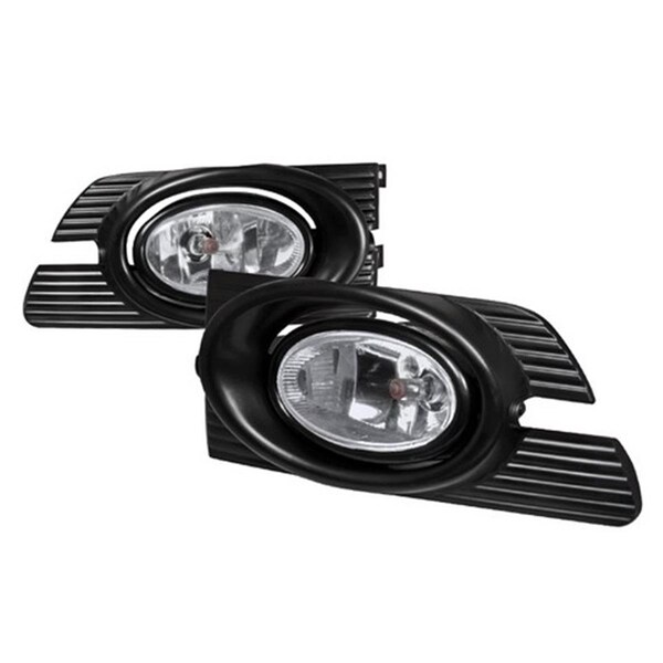 Overtime 4 Door OEM Fog Lights for 01 to 02 Honda Accord, Clear - 10 x 10 x 12 in. OV526707 - main